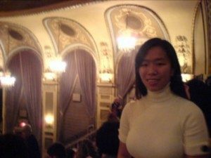 Me in the Majestic Theatre.
