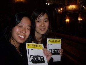 Me and Kat with our playbills.