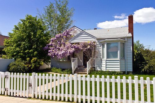 White Picket Fence House