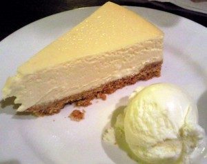 New York Cheesecake at Maisy's Cafe, Neutral Bay.