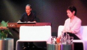 Stephen Flaherty playing the opening number for the Tony Award winning musical "Ragtime" with Lynn Ahrens.